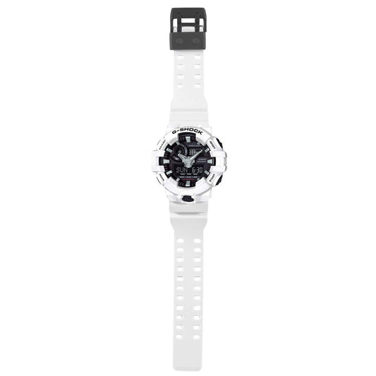 Casio G-Shock Analog Digital White Belt Men's Watch For Man GA-700-7APR Multi Color Dial Day And Date Gift Watch