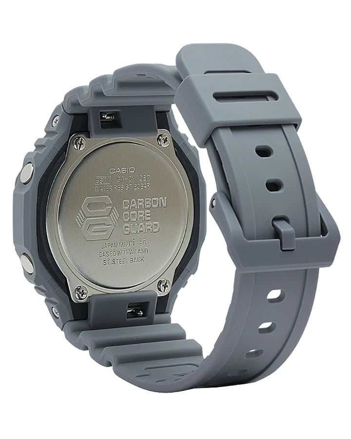 G-shock Fluorescent Lumi Nova Luminescence Kashioak Gray Analog-Digital G-ShockCustom Male Carbon Core Guard Digital Analog Sports Watch- GA-2110ET-8A