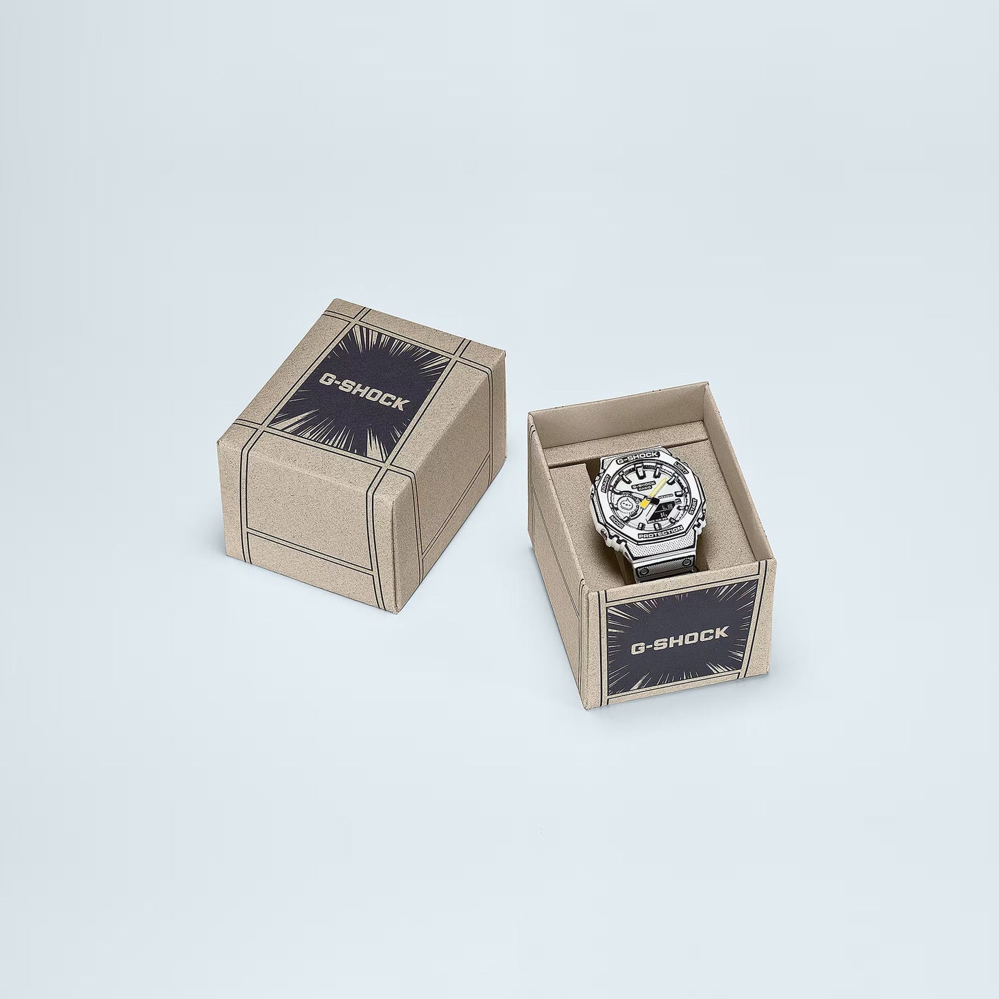 G-shock White Analog-Digital Watch World Time Multi-Function Resin Band Sports Watch GS-2113