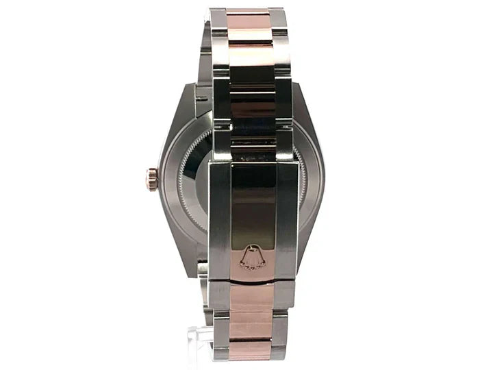 Rolex Datejust 41 Wimbledon & Rosegold Dial Oyster Bracelet Men's Watch-RLX-5308