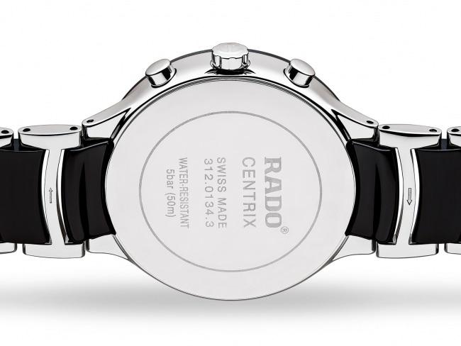 Rado Centrix Black Man's Watch With Chronographs-Best Gift for man
