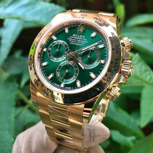 RLX Oyster Perpetual Coronagraph Daytona Green Dial Metal Men's Automatic Watch RLX-116508-AUTO