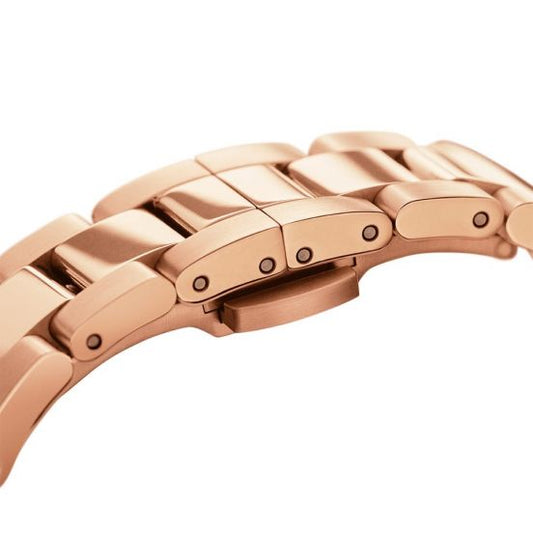 Daniel Wellington Analog Stainless Steel Strap Black Color Dial Watch With Rose Gold Case And Strap For Women's Watch DW-1202 Dial - Best Watch for Casual Use
